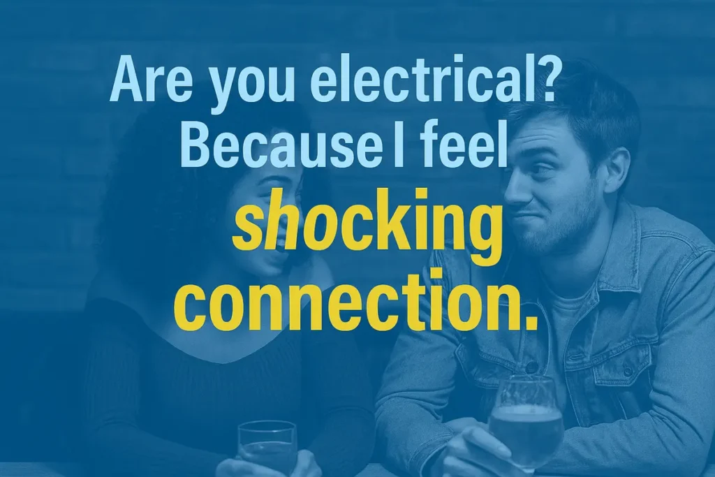 Are you electrical Because I feel a shocking connection.