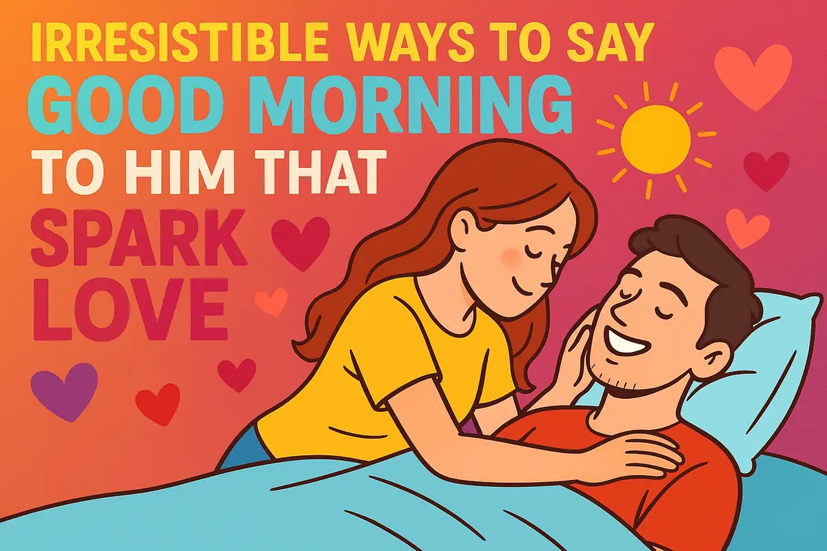 Irresistible Ways to Say Good Morning to Him That Spark Love.