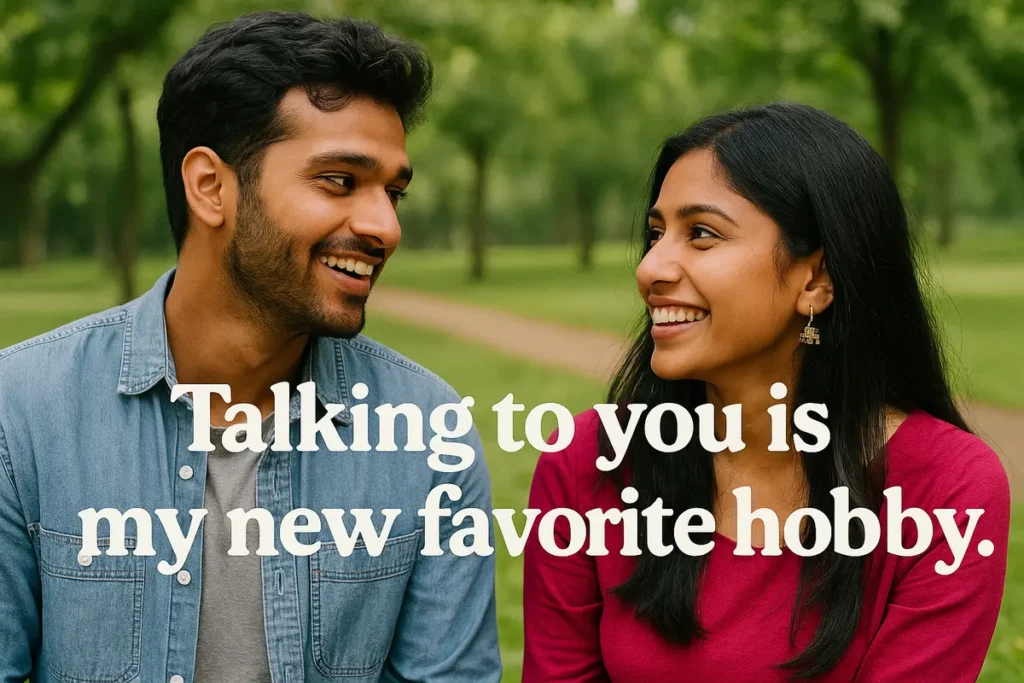 Talking to you is my new favorite hobby.
