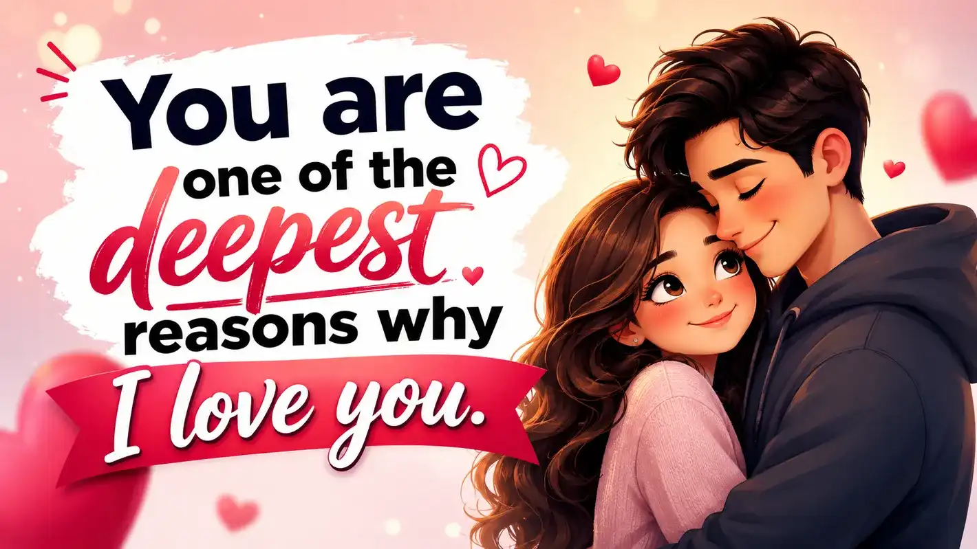 You are one of the deepest reasons why I love you.