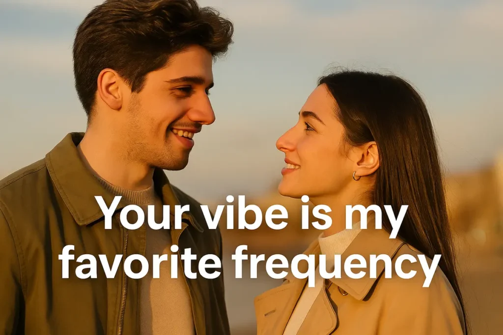 Your vibe is my favorite frequency.