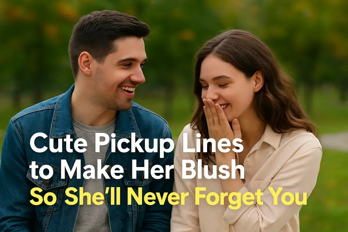 Cute Pickup Lines to Make Her Blush So She’ll Never Forget You.