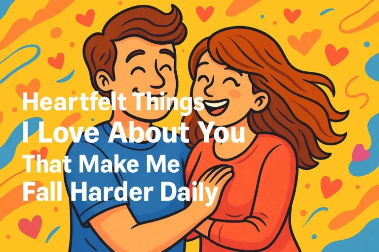 Heartfelt Things I Love About You That Make Me Fall Harder Daily