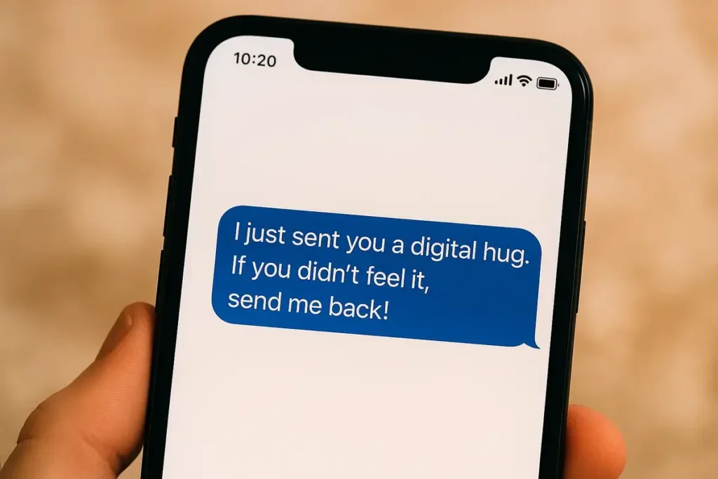 I just sent you a digital hug. If you didn’t feel it, send me back!