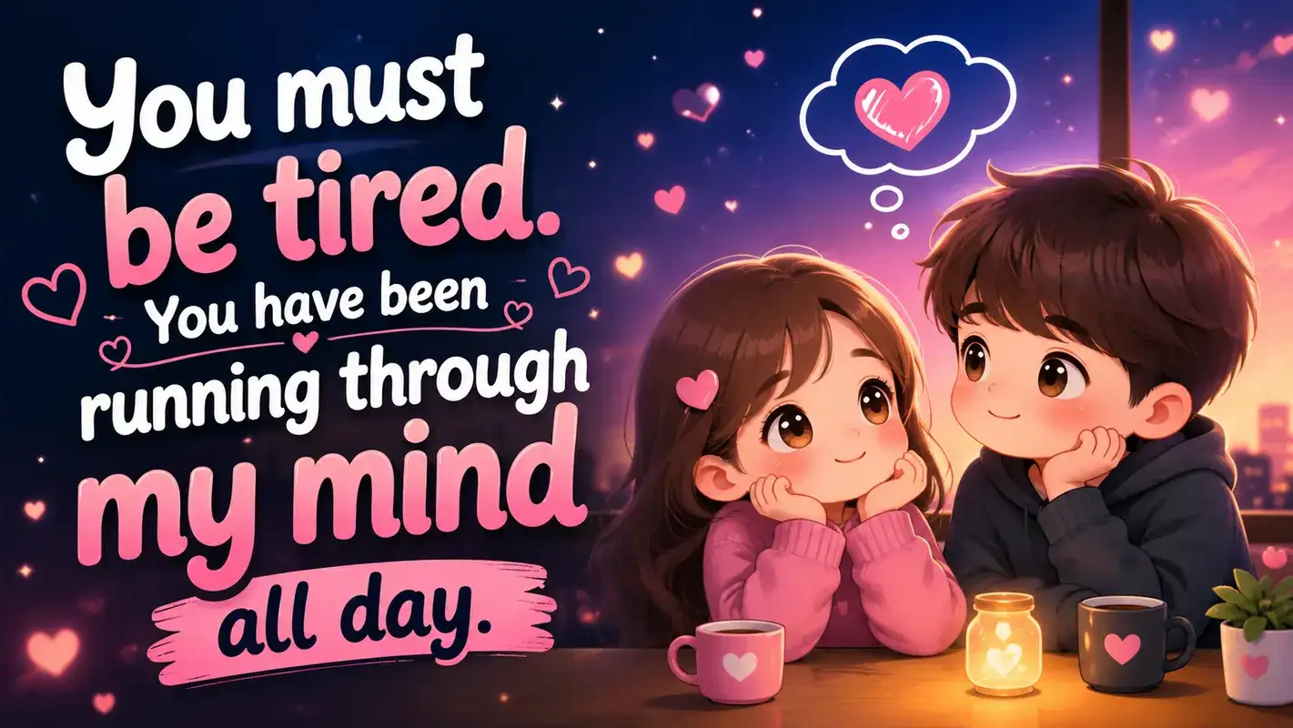 you-must-be-tired-you-have-been-running-through-my-mind-all-day dirty pick up lines for guys