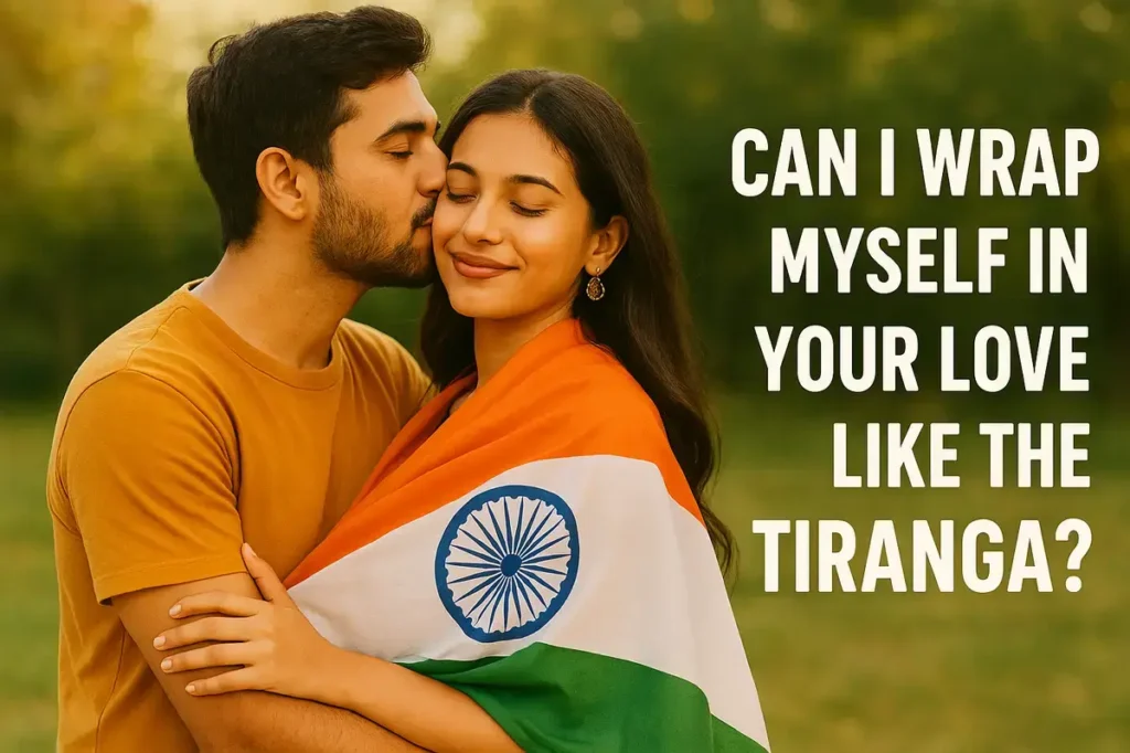 Can I wrap myself in your love like the Tiranga? Pickup lines for 15 August.