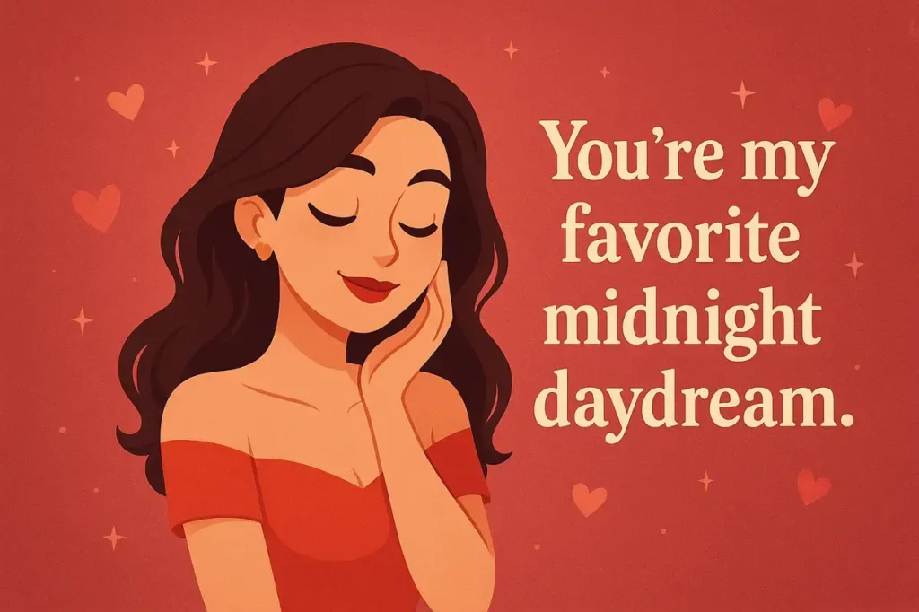 You’re my favorite midnight daydream.