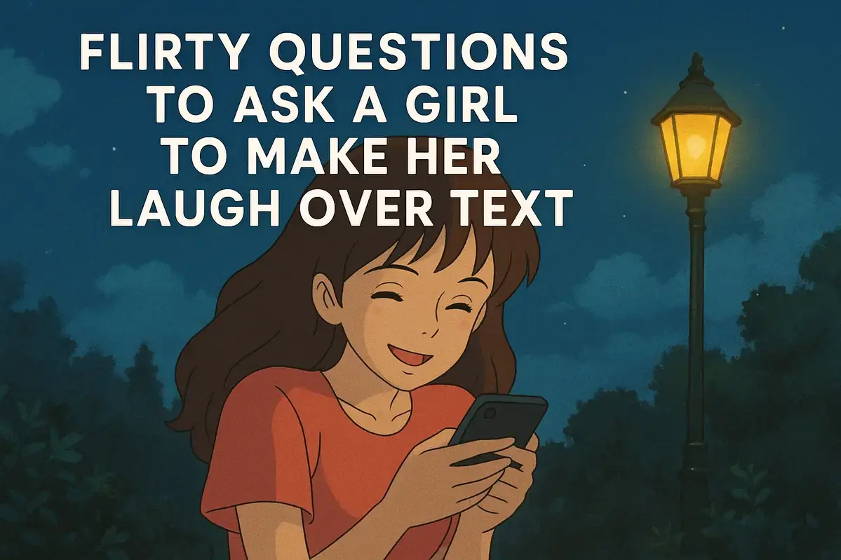 Flirty Questions To Ask A Girl To Make Her Laugh Over Text.
