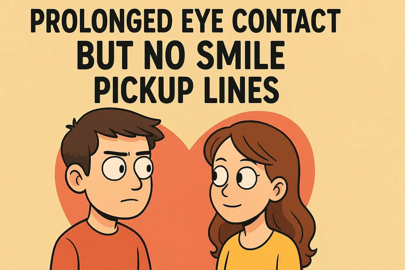Prolonged Eye Contact But No Smile Pickup Lines