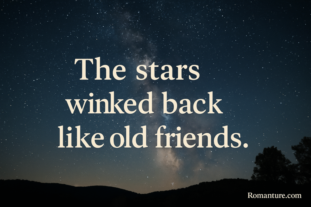 Backyard Stargazing Night. Fun Couple Activities Quotes.