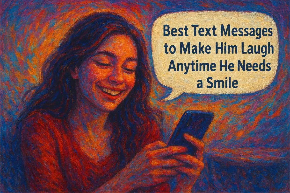 Best Text Messages to Make Him Laugh Anytime He Needs a Smile.