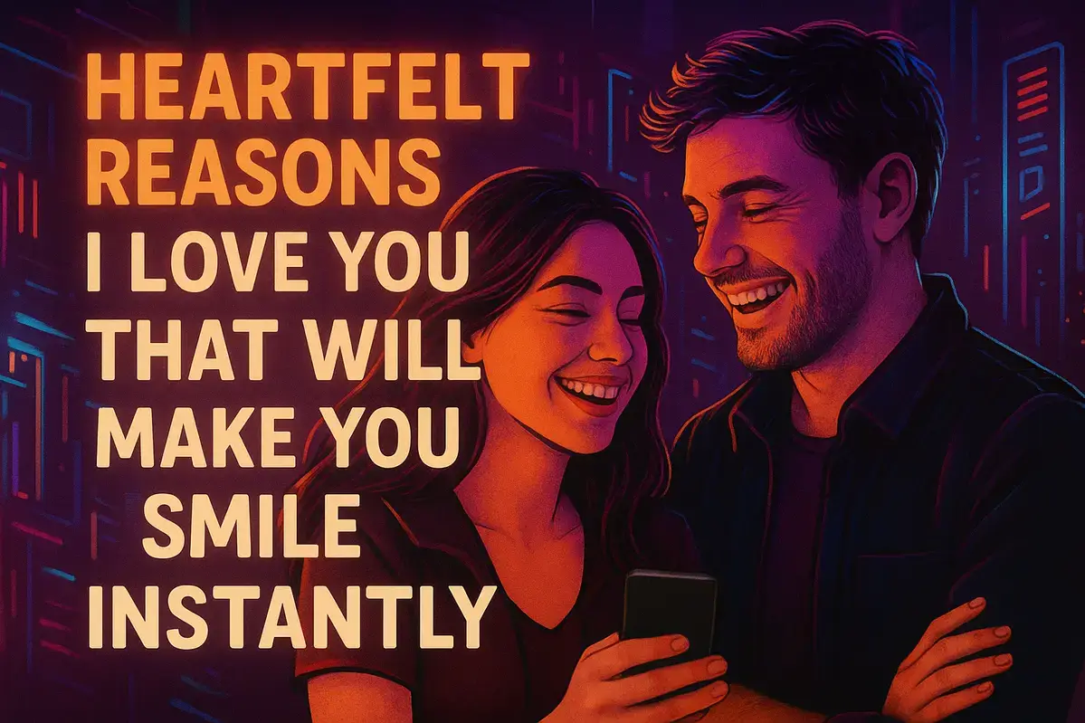 Heartfelt Reasons I Love You That Will Make You Smile Instantly.