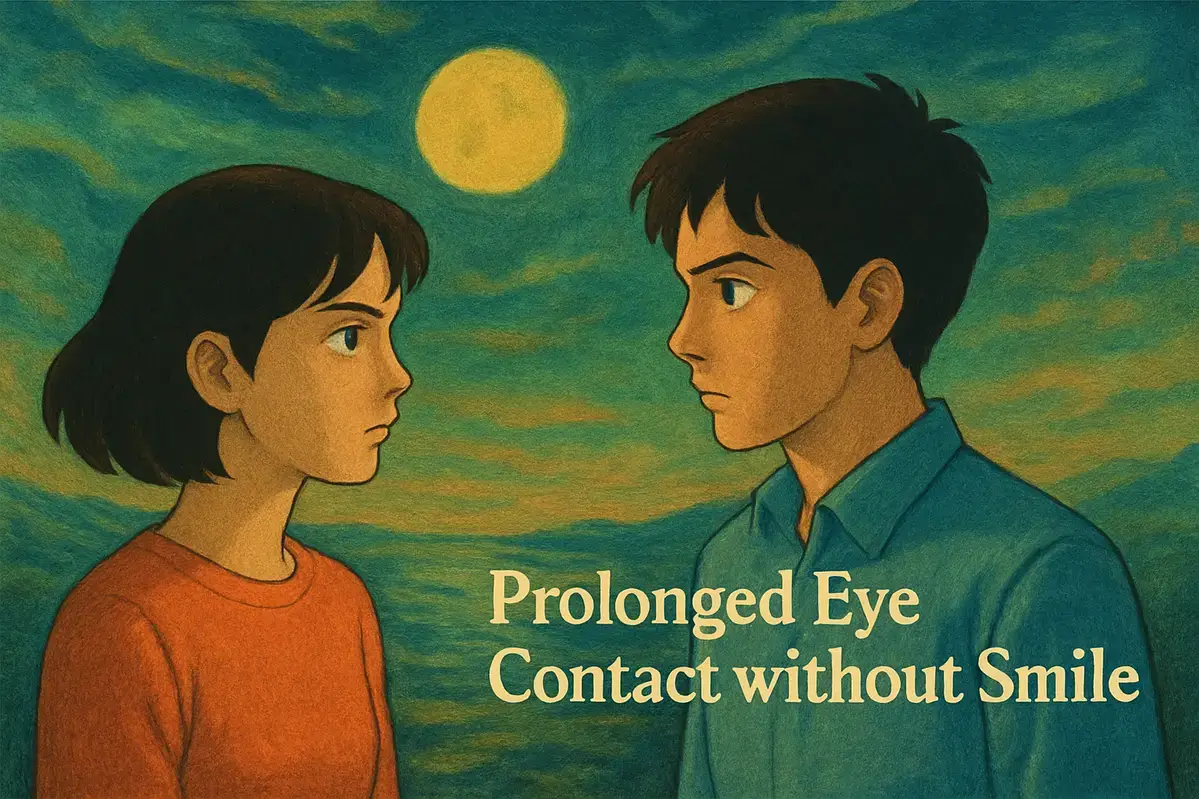 Prolonged Eye Contact without Smile What It Really Means.