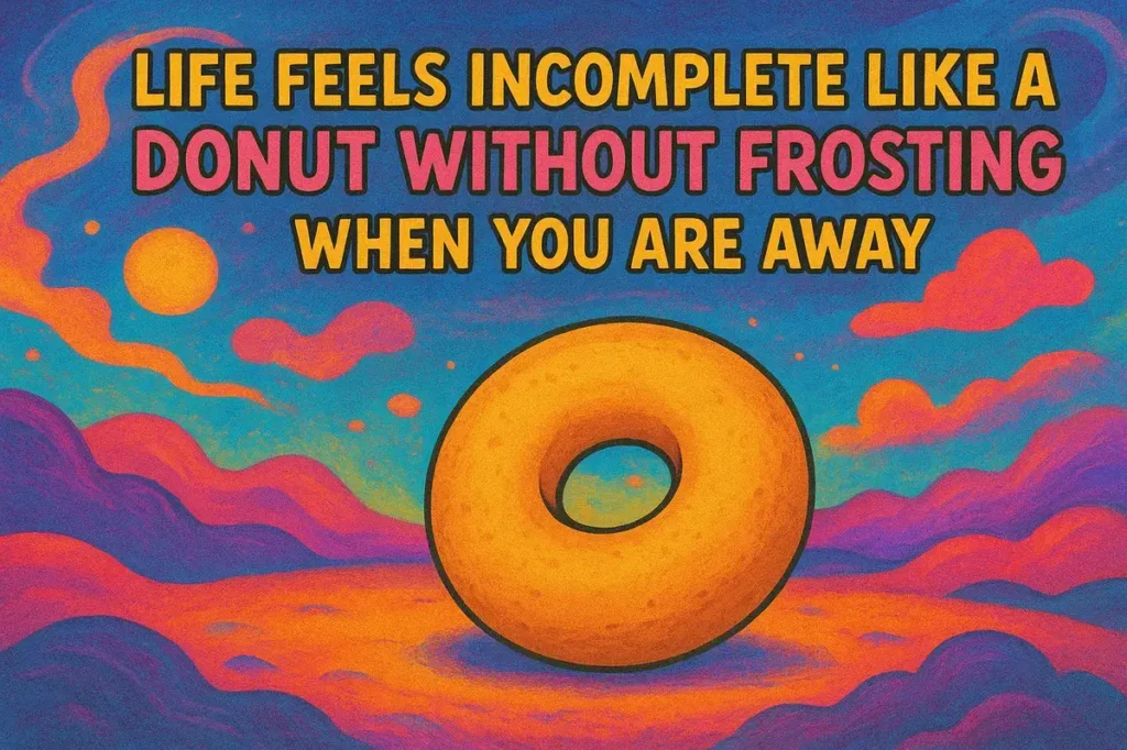 Trending Dirty Pick Up Lines That Are Funny, Flirty, and Full of Wit. donut without text.