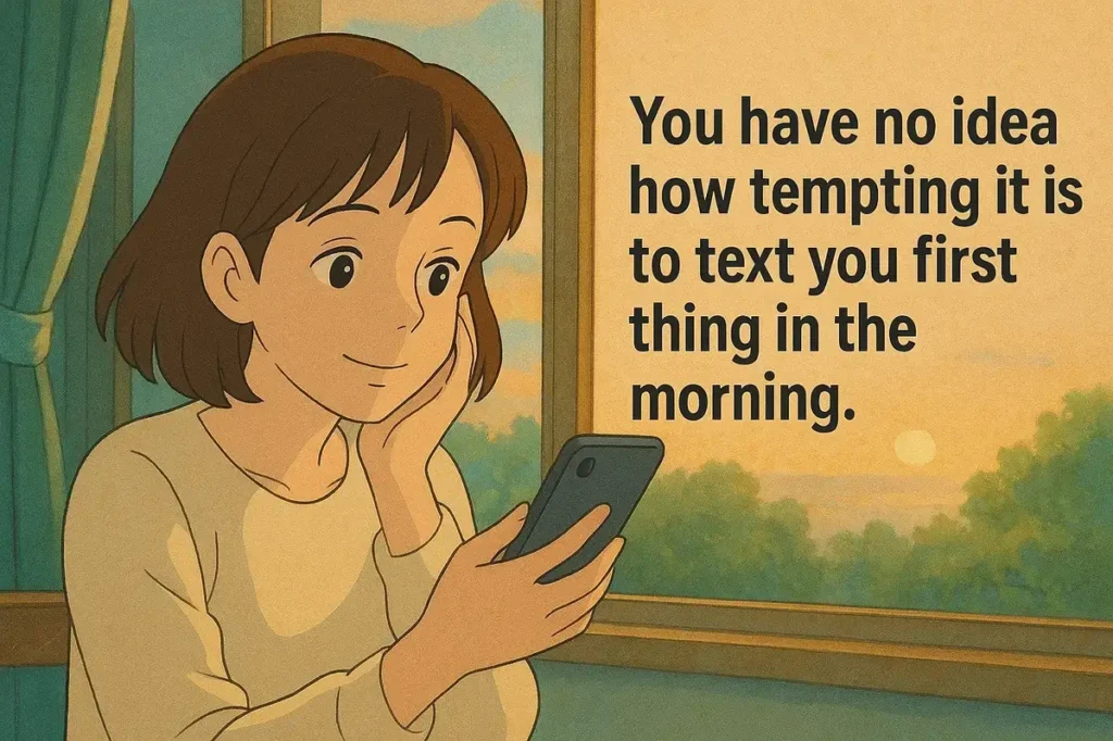 morning text. How to Tell a Guy You Want Him Over Text.