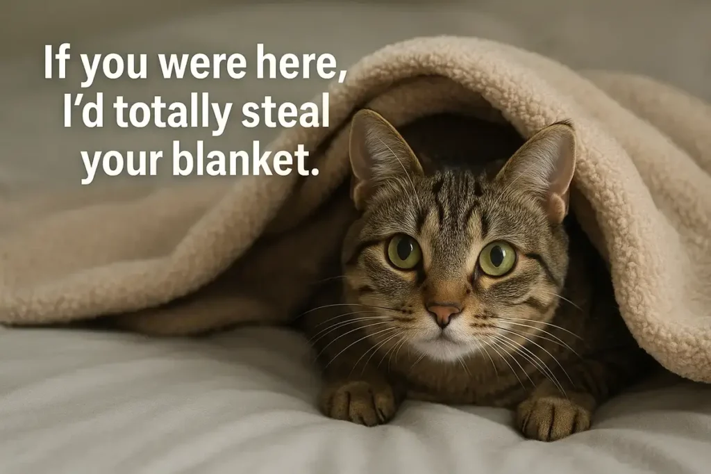 steal blanket.