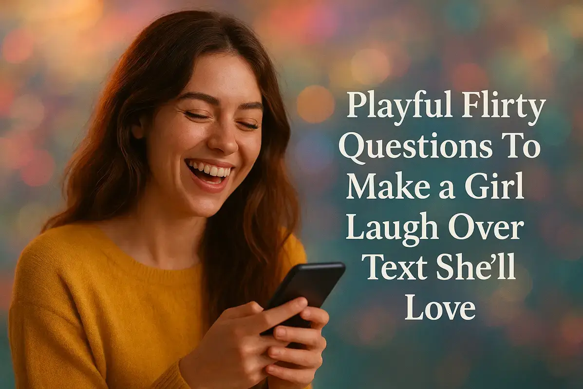 Playful Flirty Questions To Make a Girl Laugh Over Text She’ll Love.
