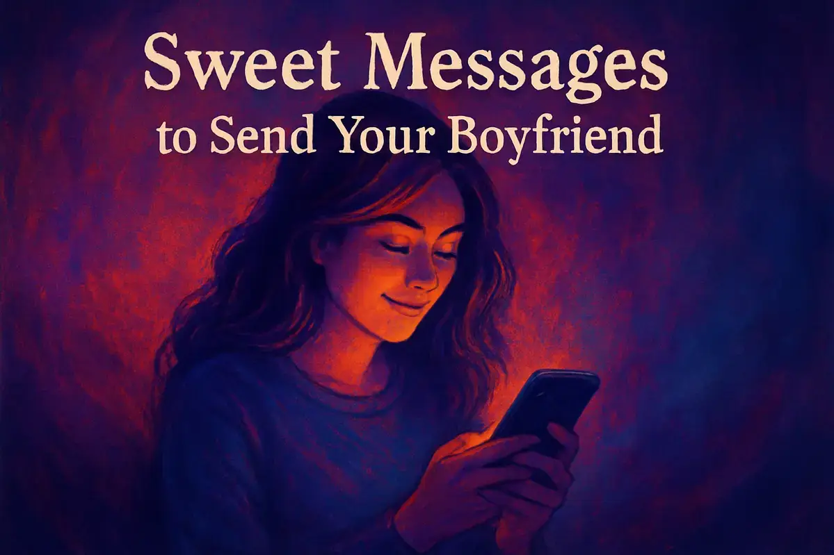 Sweet Messages to Send Your Boyfriend That Make His Heart Race.