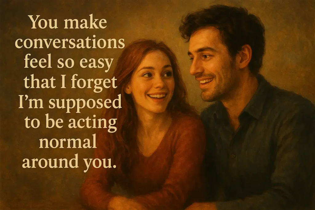 act normal. Hilarious Flirty Quotes to Make Him Grin That Feel Warm and Bold.