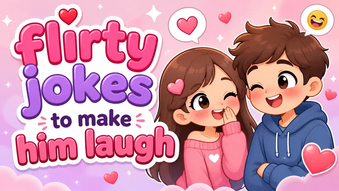 flirty jokes to make him laugh