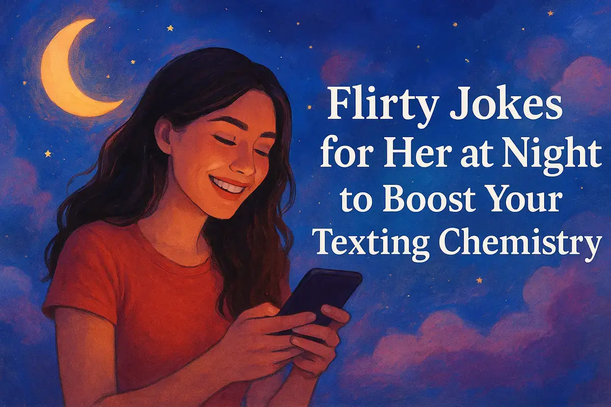 Flirty Jokes for Her at Night to Boost Your Texting Chemistry.