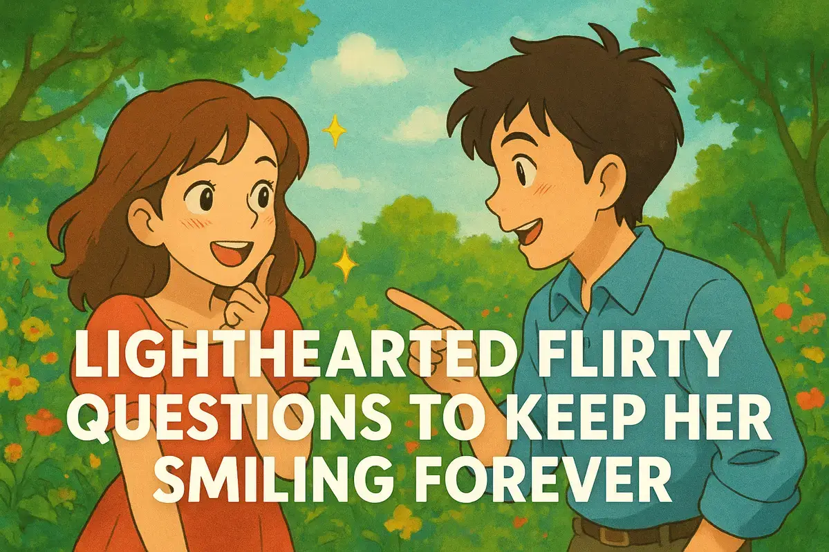 Lighthearted Flirty Questions To Keep Her Smiling Forever.