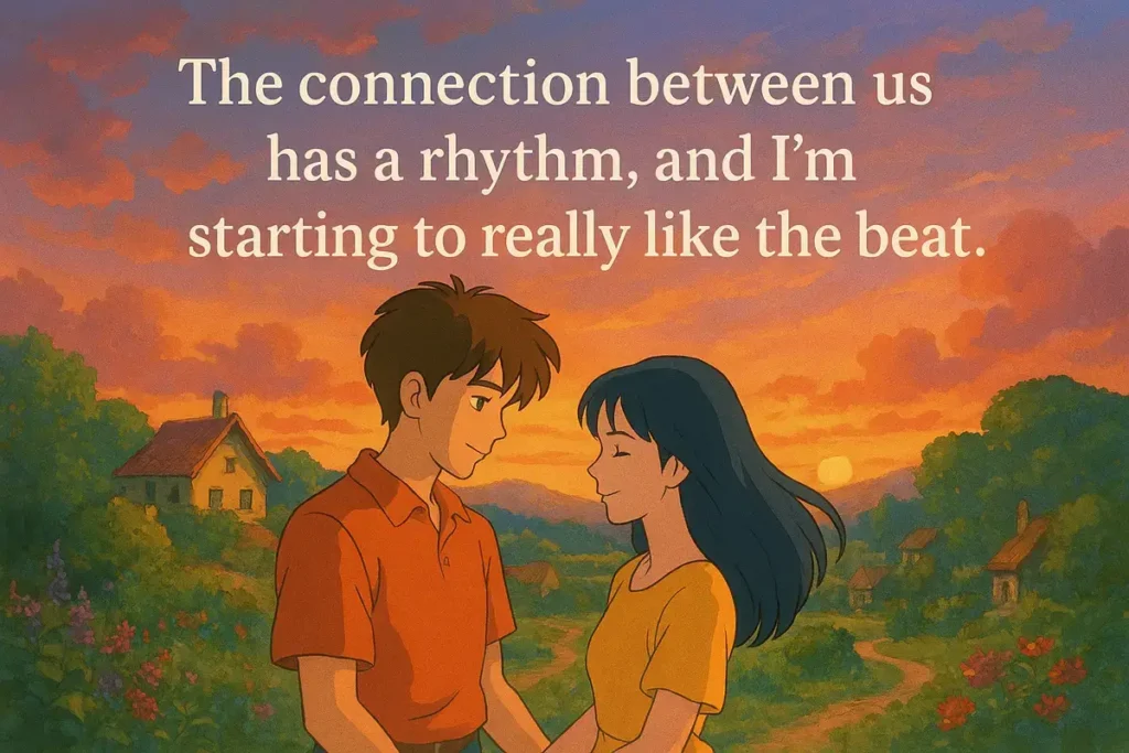 Rhythm, beat, connection. Cute But Risky Texts to Send Him That Spark Chemistry Fast.