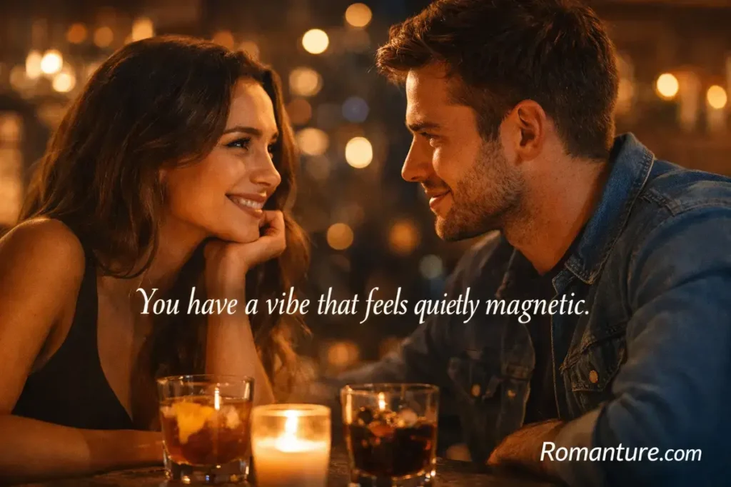 magnetic vibes. Silly Pick Up Lines.