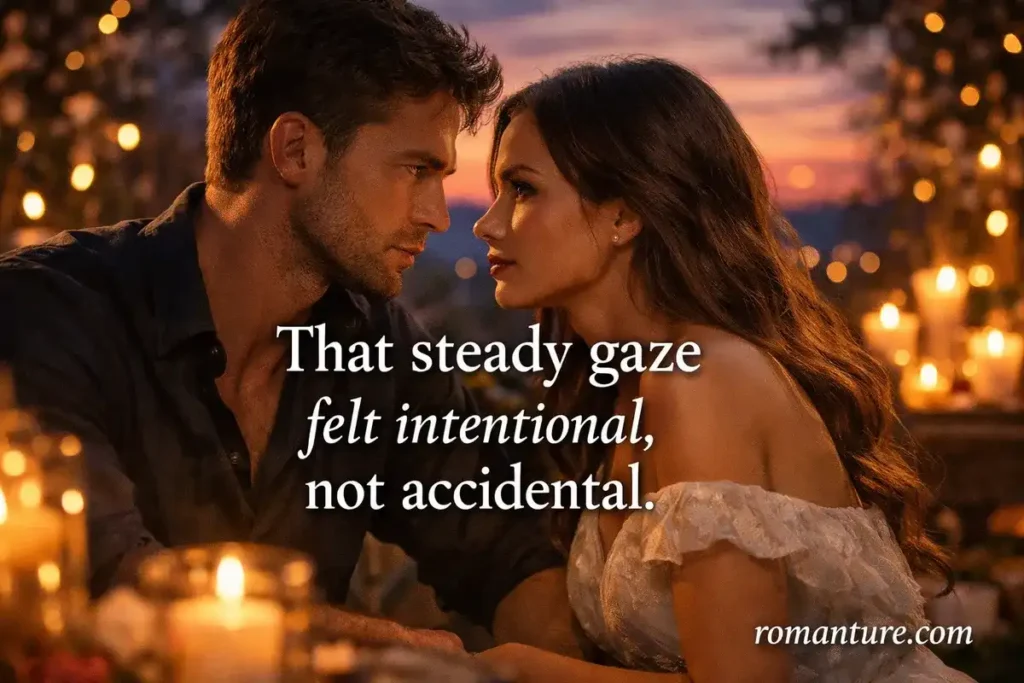 Prolonged Eye Contact But No Smile As Silent Attraction