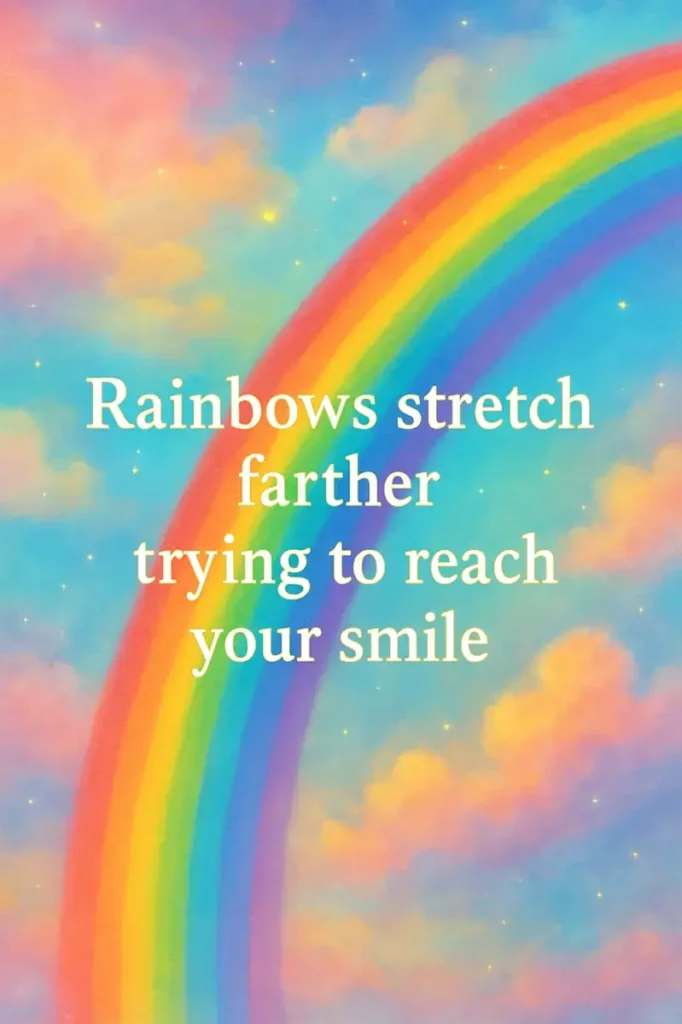 rainbow stretch.Funny Bad Flirting Lines.