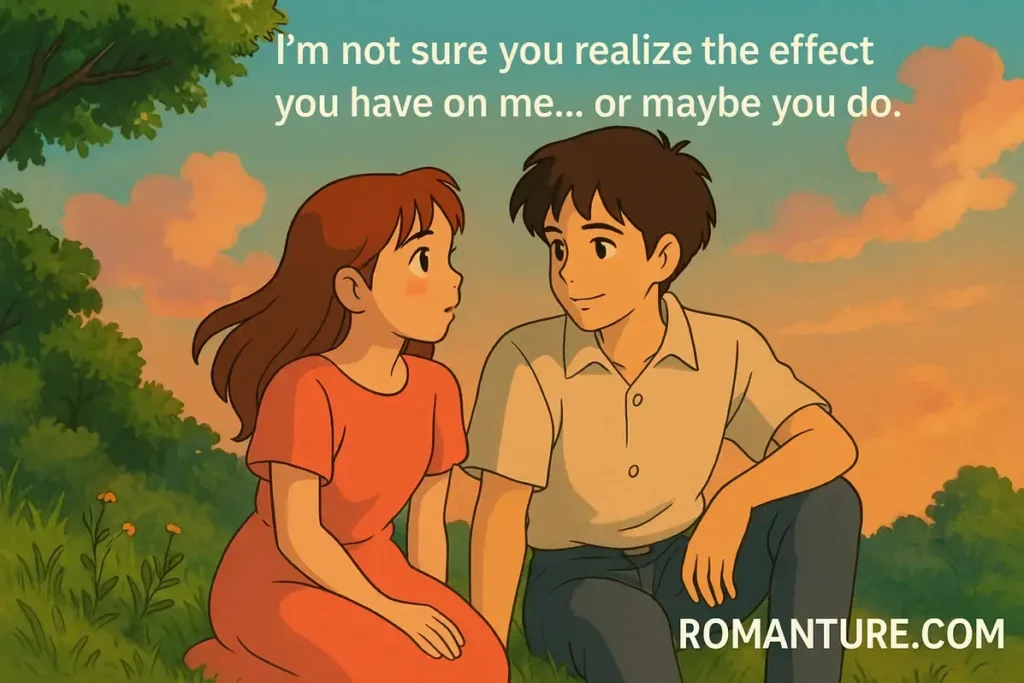 teasing with mischief.