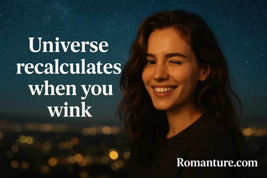 wink. Flirty Hot Quotes for Her at Night.