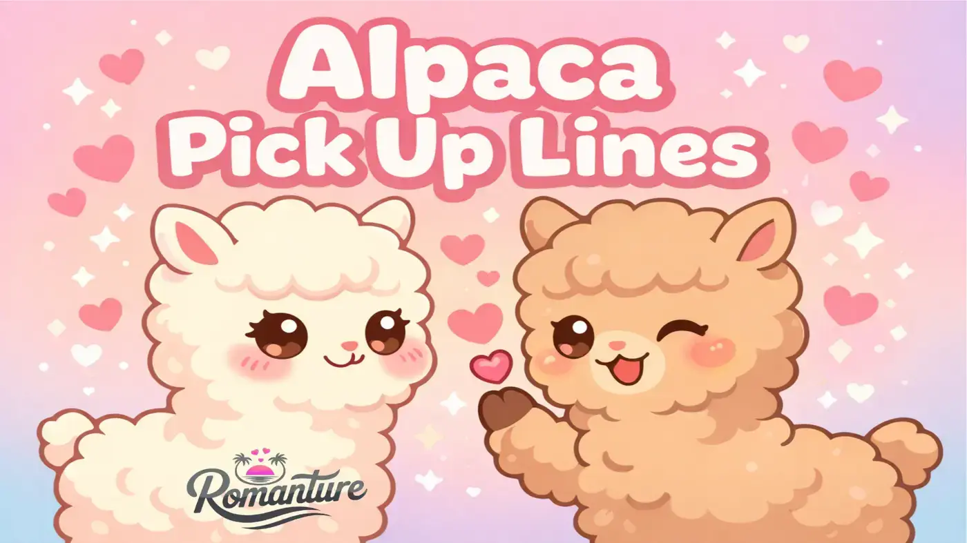 Alpaca Pick Up Lines.