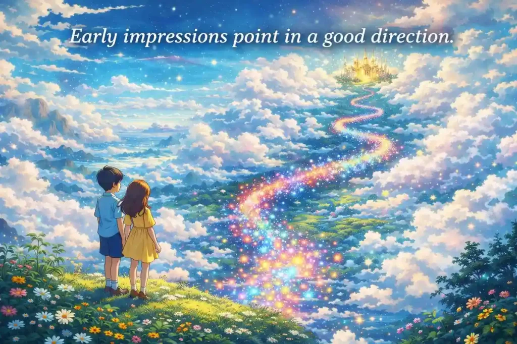 Early impressions point in a good direction. pick up lines.