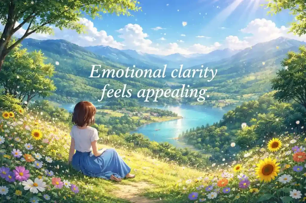 Emotional clarity feels appealing.