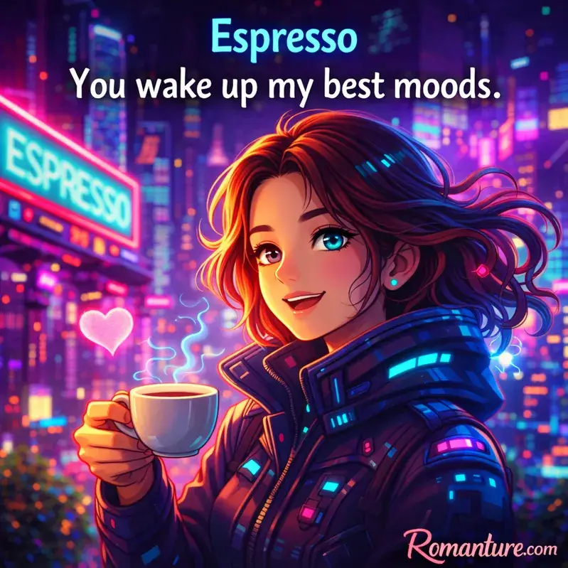 Espresso You wake up my best moods.