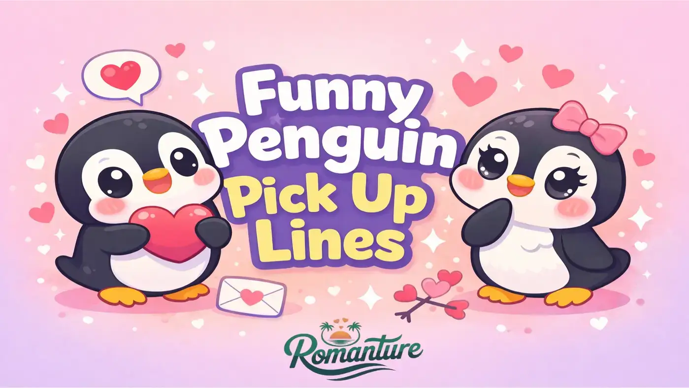 Funny Penguin Pick Up Lines.