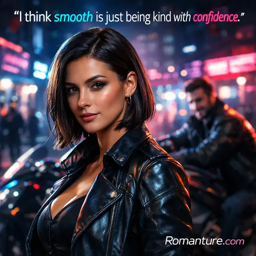 I think smooth is just being kind with confidence.