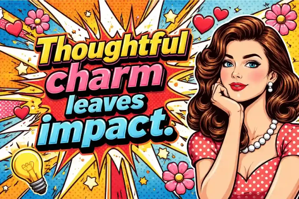 Thoughtful charm leaves impact.