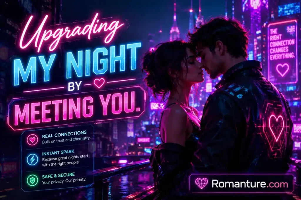 Upgrading my night by meeting you.