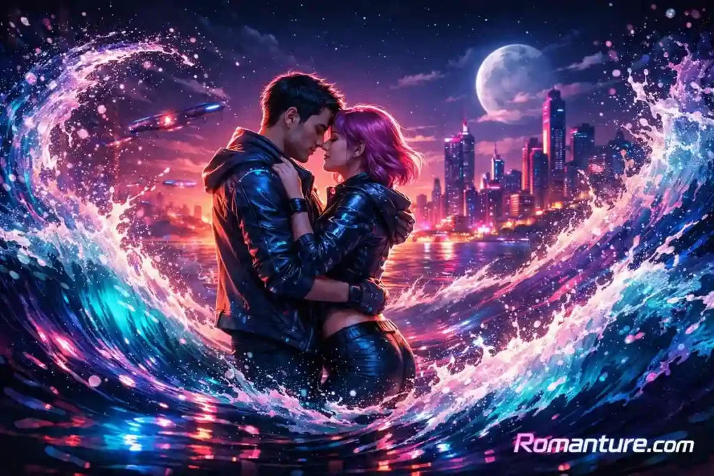 Waves danced around us happily. memorial day pick up lines.