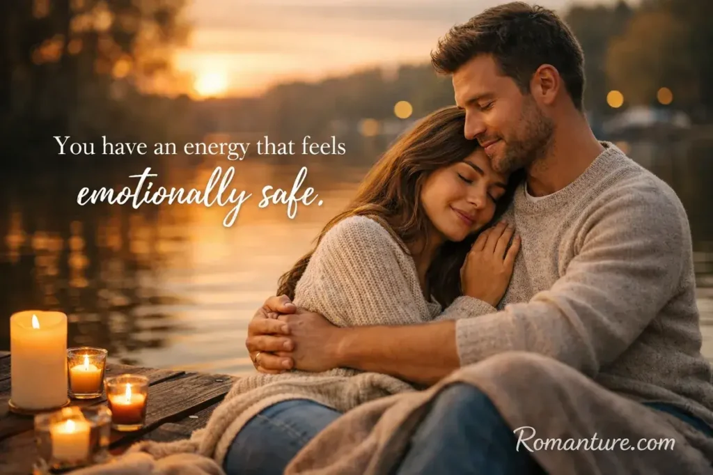 You have an energy that feels emotionally safe.