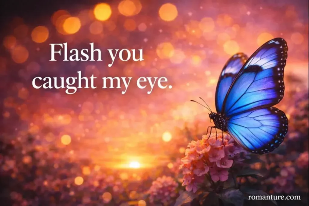 butterfly pick up Lines