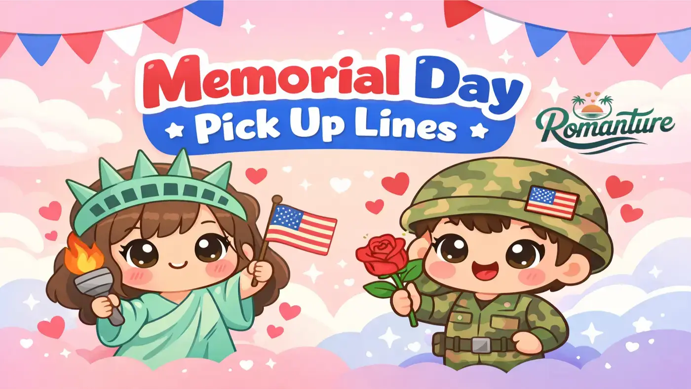 memorial day pick up lines.