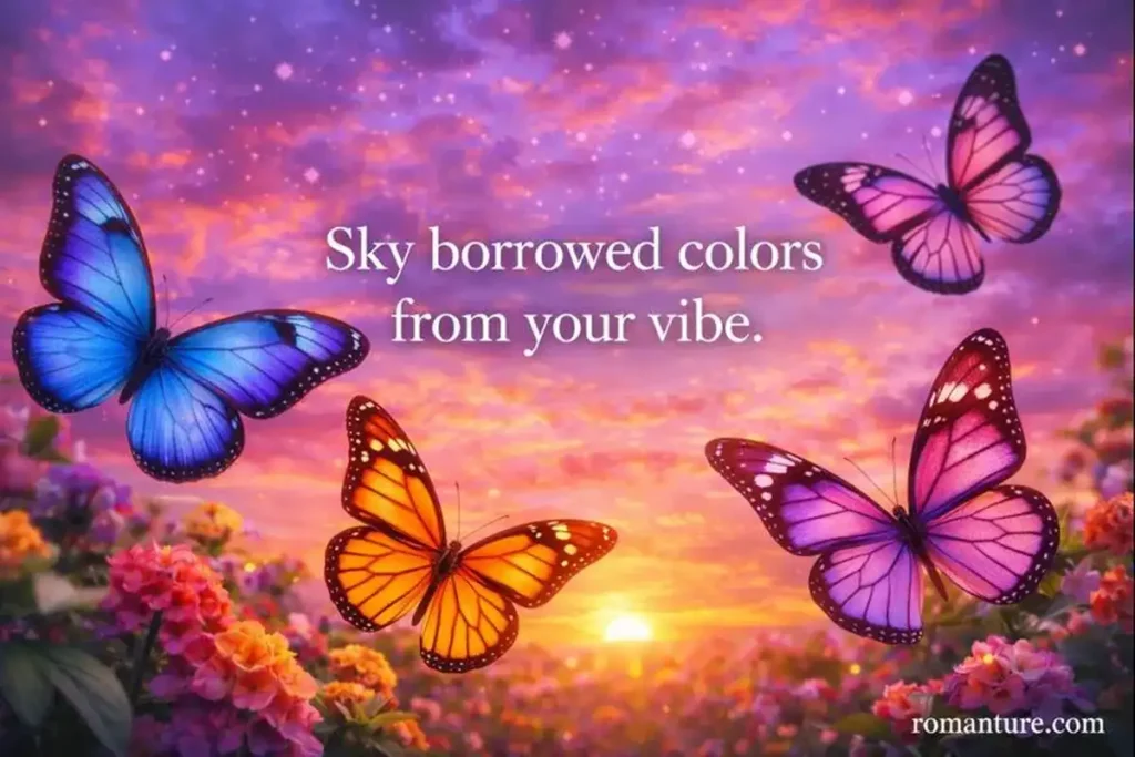 Sunset Moment Flirts Butteryfly