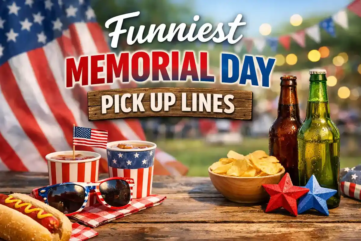 Funniest Memorial Day Pick Up Lines.