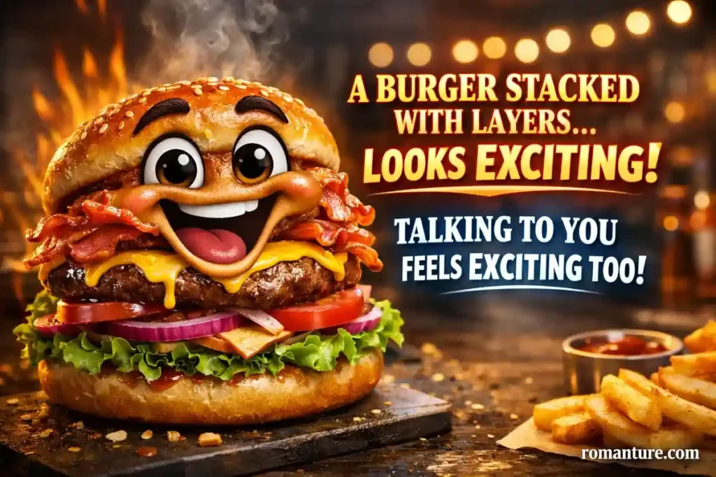 Burger Flavor Fun burger pick up lines 