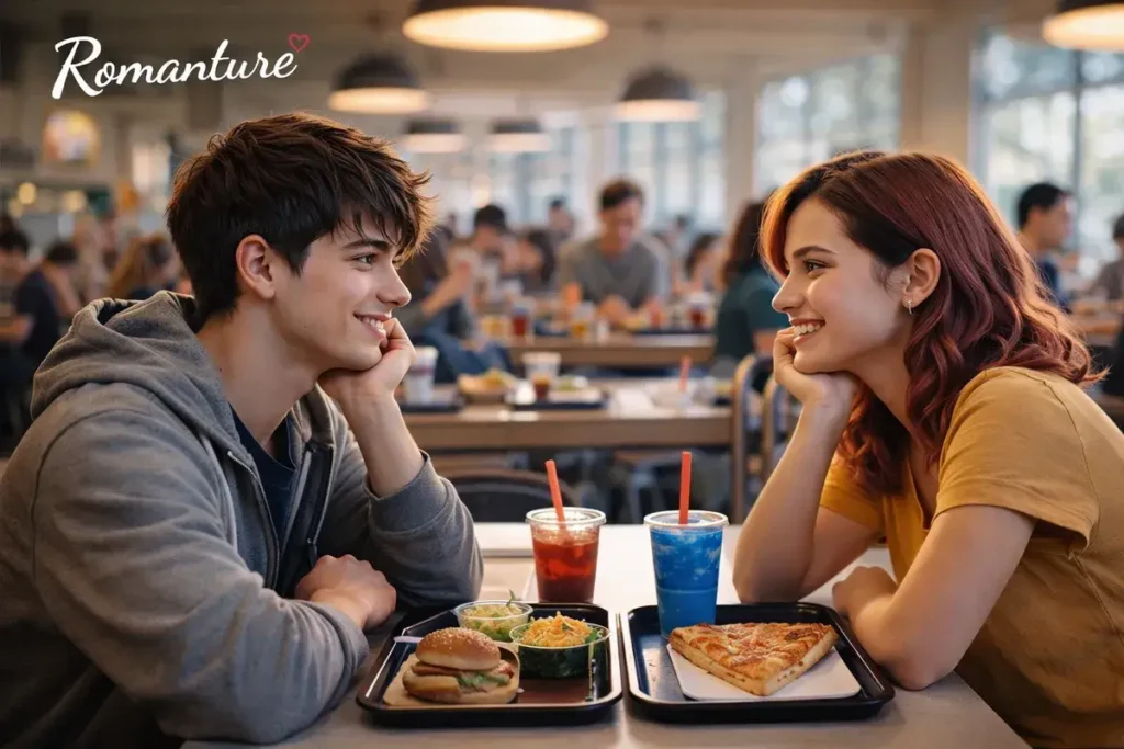 Believe the cafeteria can be a surprisingly charming place.clean pick up lines for kids