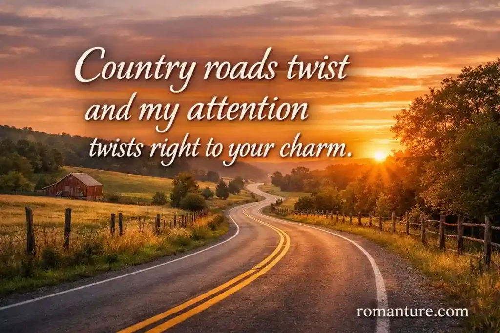 Fields of Fun country pick up lines 
