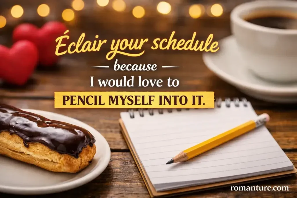 Sweet bakeri pick up lines 